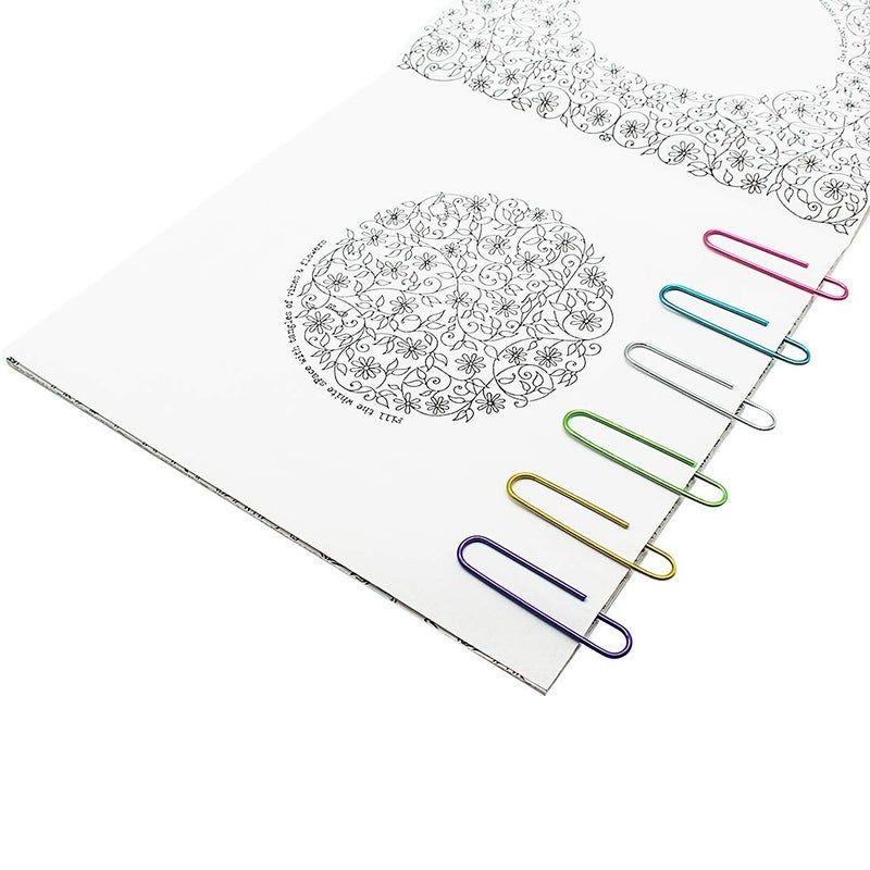 OLIREXD Corner Cabin 150 Pack Jumbo Paper Clips 2 Inches - Assorted Color Office Supply Accessories - Cute Paper Needle - Multicoloured Bookmark - Image 5